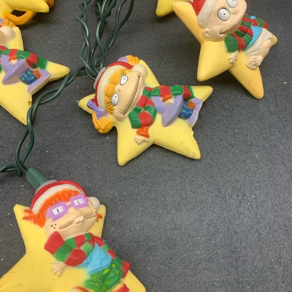 Vintage Christmas Nickelodeon Rugrats Cartoon 10 String Lights - Picture 5 of 10